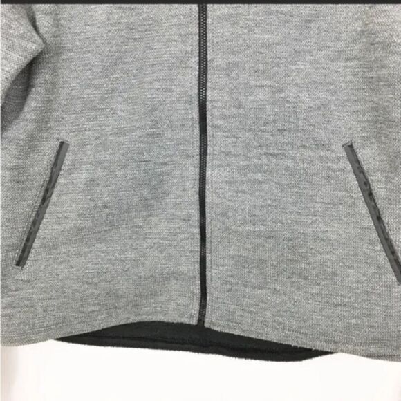 Pearl Izumi Jersey Warm Sweater Knit Black Fleece Lined Cycle Full Zip Jacket L - Picture 6 of 12